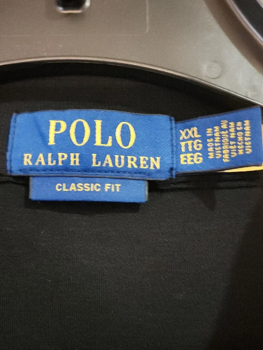 Polo by Ralph Lauren Men’s Black Short-Sleeve Polo with Embroidered Pony